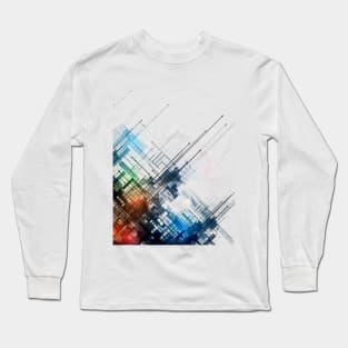 Background Lines T-shirt Long Sleeve T-Shirt